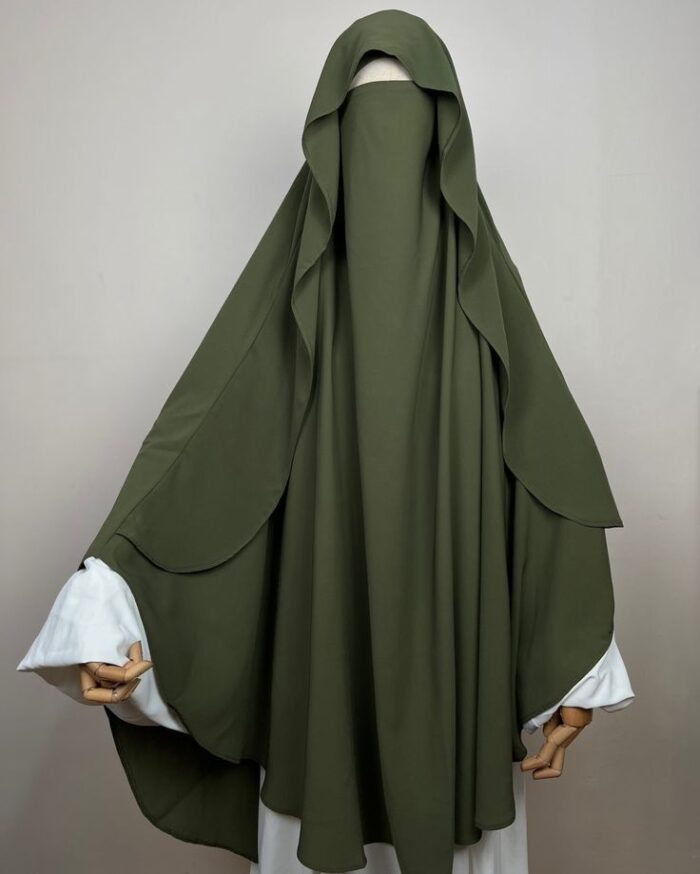 Cap Double layer hijab - Image 3
