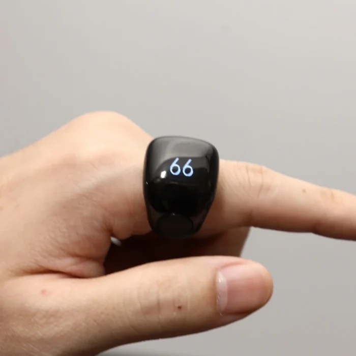 Itasbih Zikr Ring Smart Tasbeeh Counter, Weslamic iTasbih Ring - Salam (2 Sizes in One). By: WESLAMIC. It has an APP "WESLAMIC" That you can easily Download from Your Apple Store or Play Store and Connect to your Phone Through Bluetooth. In addition to that This iTasbih Smart Zikr Ring is Waterproof "Water Resistant Ring". - Image 3