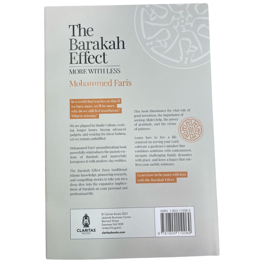 The Barakah Effect. By: Mohammed Faris. Original Copy Published By: Claritas Books, United Kingdom. - Image 3