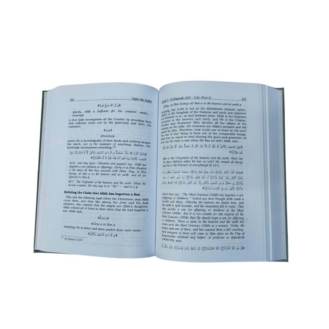 Tafsir Ibn Kathir - Abriged - By a group of Scholars under Supervision of Shaykh Safiur-Rahman Al-Mubarakpuri. Published By: Darussalam Publishers - 10 Volumes. - Image 2